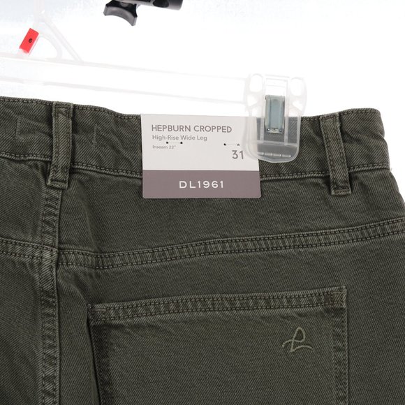 Dl1961 Hepburn Cropped High-Rise Wide Leg Size 31 - Picture 5 of 6